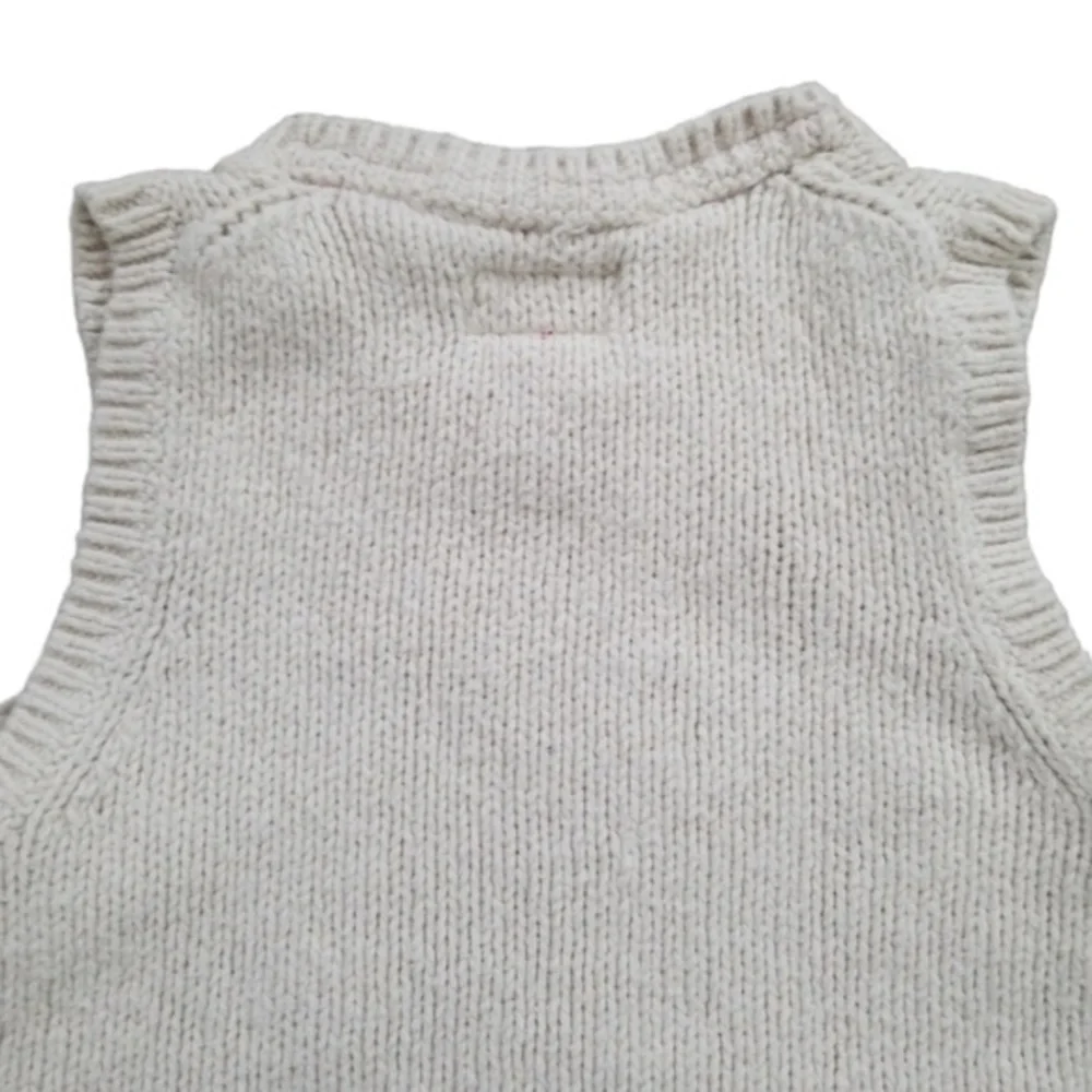 OshKosh B'gosh‎ Kid's Cream Cable Knit Sweater Vest Sz. 12M